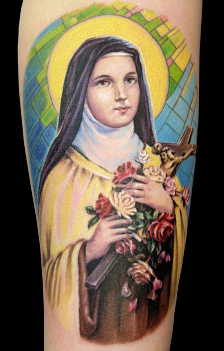 Tattoos - Saint Theresa - 100148